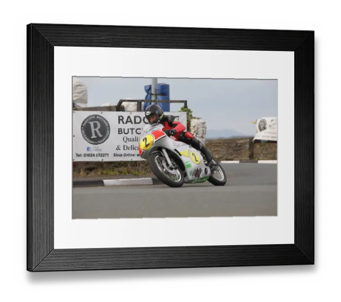 Framed Print : Alan Oversby (Davies M / Sport Honda) 2018 Pre TT Classic, Billown Framed Print : Alan Oversby (Davies M / Sport Honda) 2018 Pre TT Classic, Billown