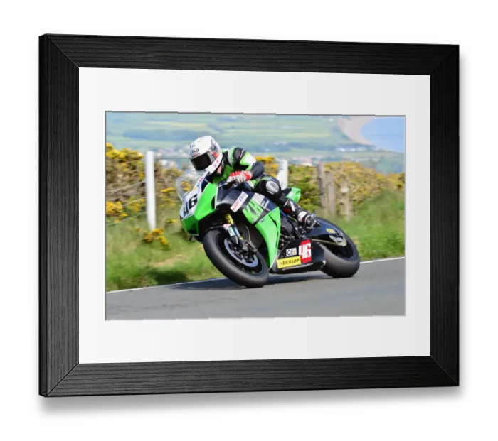 Framed Print : Kiaran Hankin (Honda) 2014 Superbike TT Framed Print : Kiaran Hankin (Honda) 2014 Superbike TT