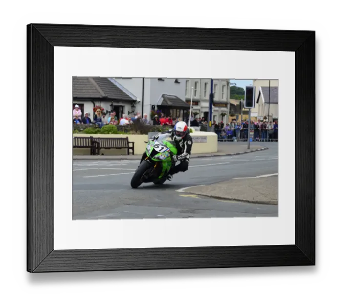 Framed Print : Fabrice Miguet (Kawasaki) 2014 Senior TT Framed Print : Fabrice Miguet (Kawasaki) 2014 Senior TT