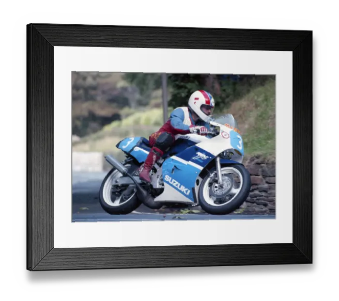 Framed Print : Nigel Nottingham (Suzuki) 1990 Junior Manx Grand Prix Framed Print : Nigel Nottingham (Suzuki) 1990 Junior Manx Grand Prix