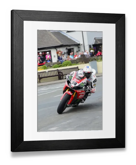 Framed Print : Josh Brookes (Yamaha) 2014 Senior TT