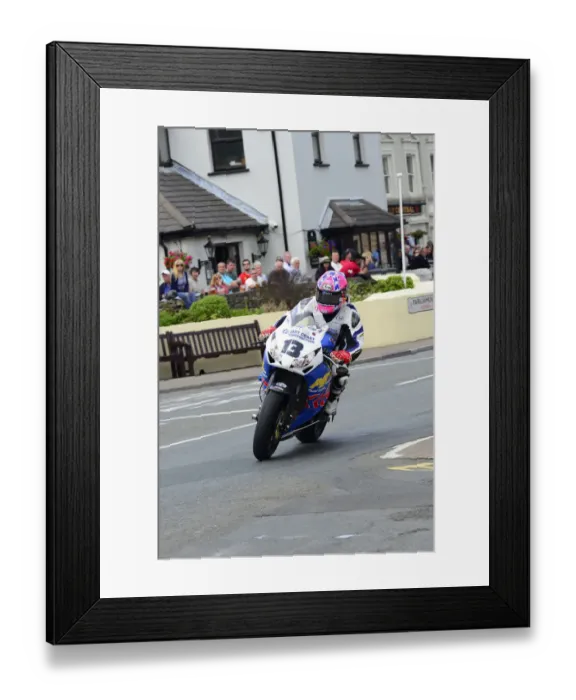 Framed Print : Lee Johnston (Honda) 2014 Senior TT Framed Print : Lee Johnston (Honda) 2014 Senior TT