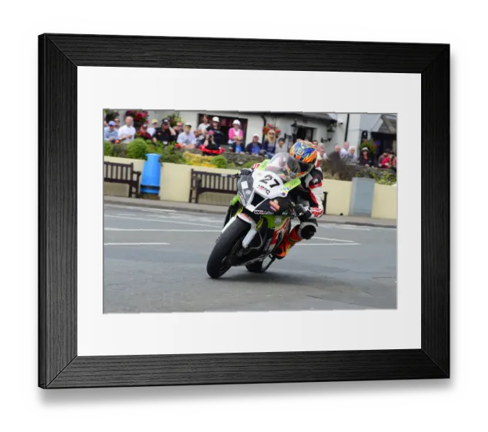 Framed Print : Dan Cooper (Kawasaki) 2014 Senior TT Framed Print : Dan Cooper (Kawasaki) 2014 Senior TT