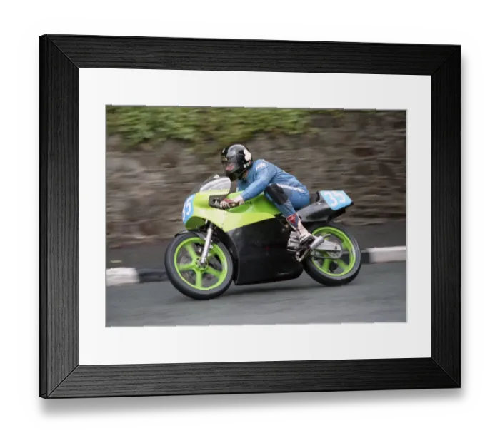 Framed Print : Richard Goodwin (Yamaha) 1990 Junior Manx Grand Prix Framed Print : Richard Goodwin (Yamaha) 1990 Junior Manx Grand Prix