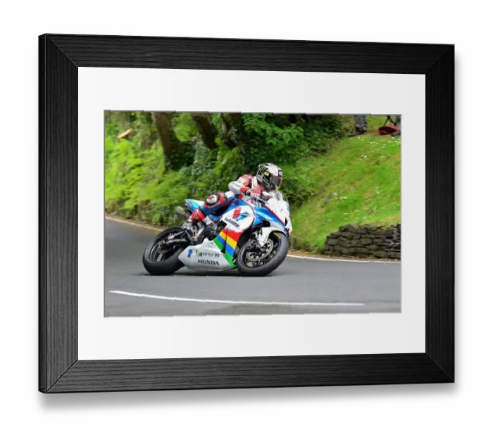 Framed Print : John McGuinness (Padgett Honda) 2014 Supersport TT Framed Print : John McGuinness (Padgett Honda) 2014 Supersport TT