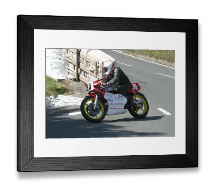 Framed Print : Mick Chatterton (Maxton Yamaha) 2007 Parade Lap Framed Print : Mick Chatterton (Maxton Yamaha) 2007 Parade Lap