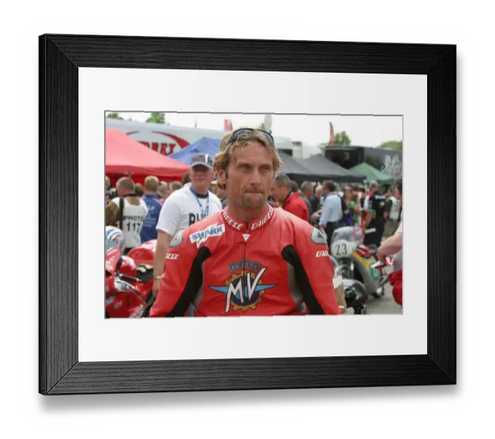 Framed Print : Carl Fogarty 2007 Parade Lap Framed Print : Carl Fogarty 2007 Parade Lap