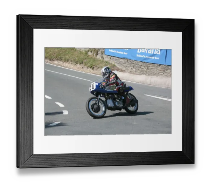 Framed Print : Mick Potter (Triumph) 2007 Parade Lap Framed Print : Mick Potter (Triumph) 2007 Parade Lap
