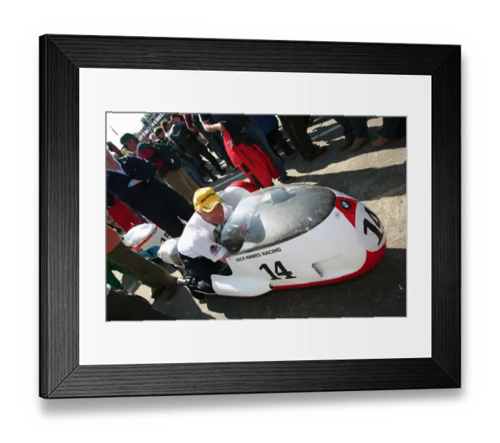 Framed Print : Colin Seeley (Busch BMW) 2007 TT Parade Lap Framed Print : Colin Seeley (Busch BMW) 2007 TT Parade Lap