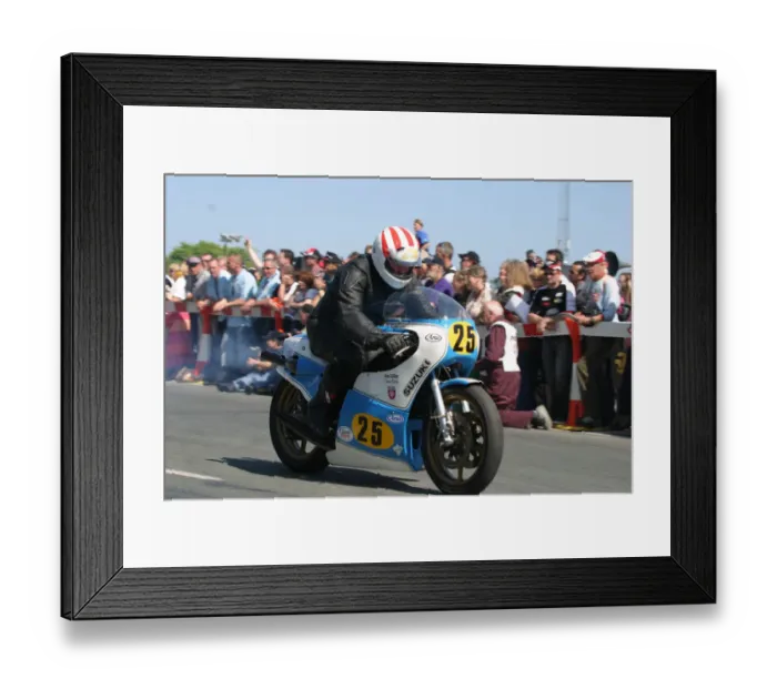 Framed Print : Con Law (Suzuki) 2007 TT Parade Lap Framed Print : Con Law (Suzuki) 2007 TT Parade Lap