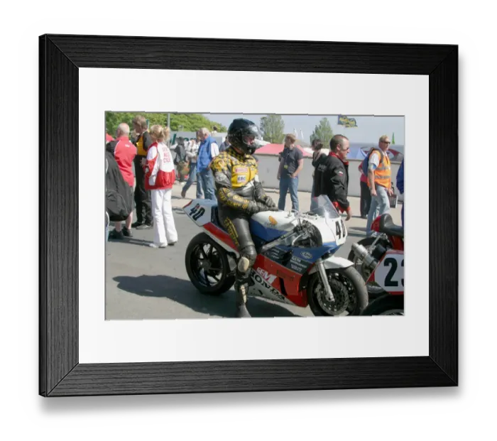 Framed Print : Graham Ruttle (Honda) 2007 TT Parade Lap Framed Print : Graham Ruttle (Honda) 2007 TT Parade Lap