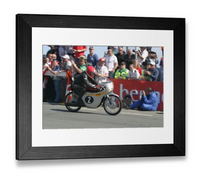 Framed Print : Luigi Taveri (Honda) 2007 TT Parade Lap Framed Print : Luigi Taveri (Honda) 2007 TT Parade Lap