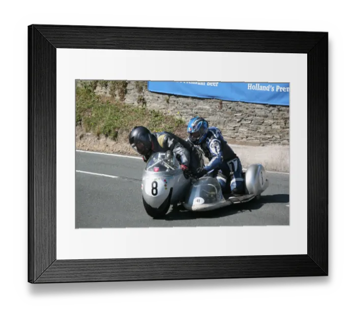 Framed Print : John Davies & Ian Gemmel (Seeley) 2007 Parade Lap Framed Print : John Davies & Ian Gemmel (Seeley) 2007 Parade Lap