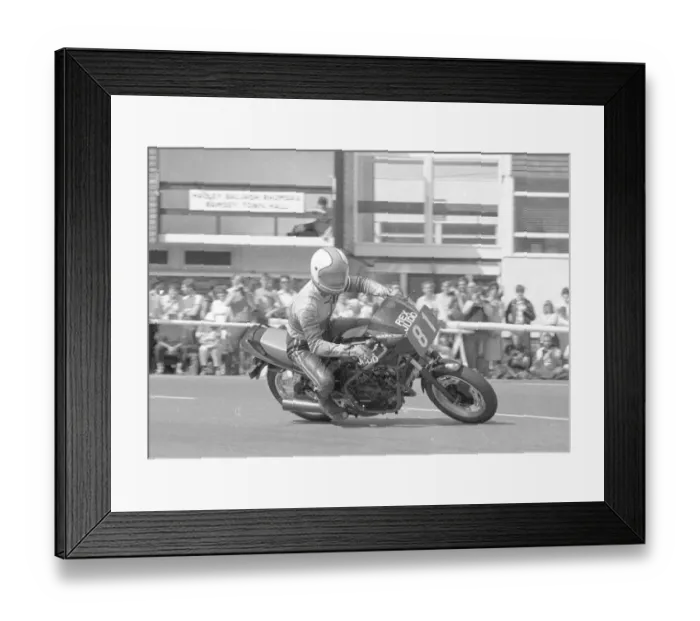 Framed Print : Gordon Farmer (Honda) 1984 Production TT Framed Print : Gordon Farmer (Honda) 1984 Production TT