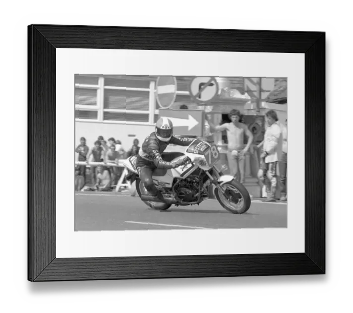Framed Print : Chas Mortimer (Honda) 1984 Production TT Framed Print : Chas Mortimer (Honda) 1984 Production TT