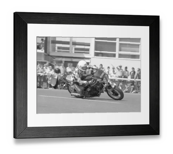 Framed Print : Mick McGarrity (Honda) 1984 Production TT Framed Print : Mick McGarrity (Honda) 1984 Production TT