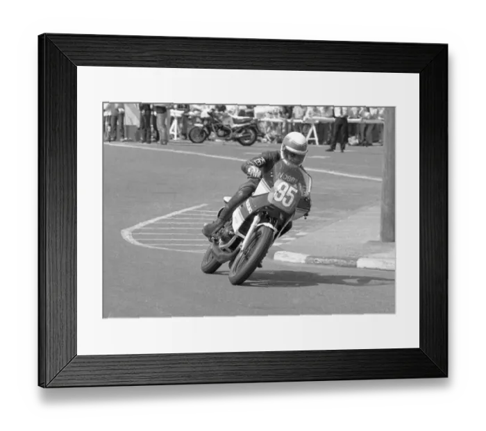 Framed Print : David Nobbs (Suzuki) 1984 Production TT