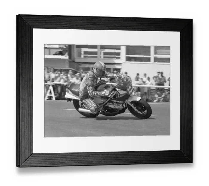 Framed Print : Gary Padgett (Suzuki) 1984 Production TT Framed Print : Gary Padgett (Suzuki) 1984 Production TT