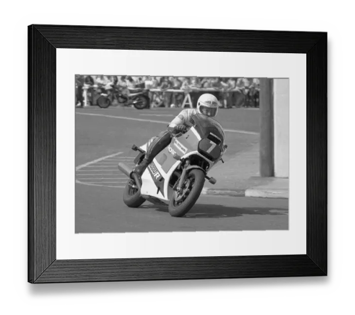 Framed Print : Bill Smith (Honda) 1984 Production TT Framed Print : Bill Smith (Honda) 1984 Production TT