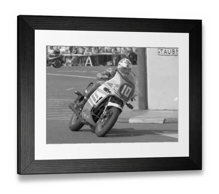 Framed Print : Mick Grant (Suzuki) 1984 Production TT Framed Print : Mick Grant (Suzuki) 1984 Production TT