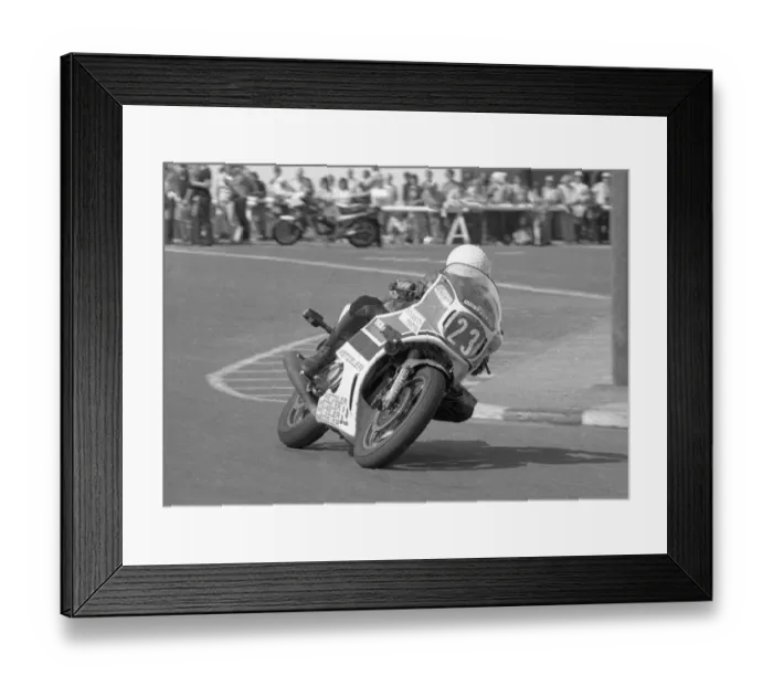 Framed Print : Karl Heinz Diepold (Honda) 1984 Production TT Framed Print : Karl Heinz Diepold (Honda) 1984 Production TT