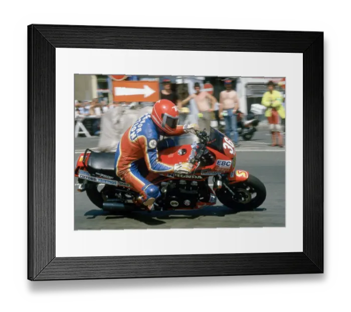 Framed Print : Trevor Nation (Honda) 1984 Production TT Framed Print : Trevor Nation (Honda) 1984 Production TT