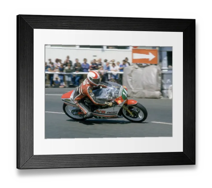 Framed Print : Brian Reid (EMC) 1984 Junior TT Framed Print : Brian Reid (EMC) 1984 Junior TT