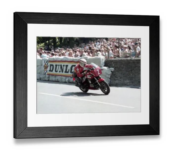 Framed Print : Geoff Johnson (Kawasaki) 1984 Production TT Framed Print : Geoff Johnson (Kawasaki) 1984 Production TT