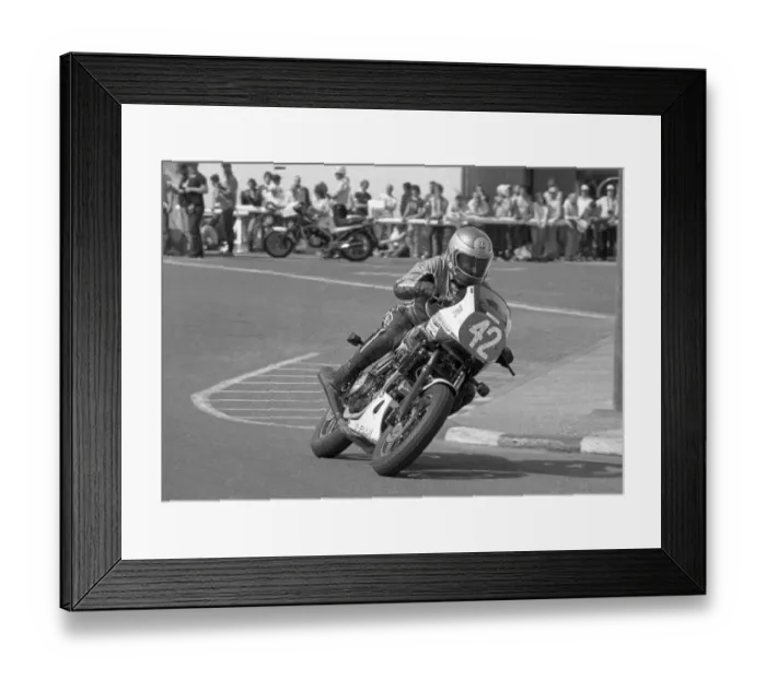 Framed Print : Frank Rutter (Honda) 1984 Production TT Framed Print : Frank Rutter (Honda) 1984 Production TT