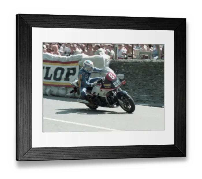 Framed Print : Steve Parrish (Yamaha) 1984 Production TT Framed Print : Steve Parrish (Yamaha) 1984 Production TT