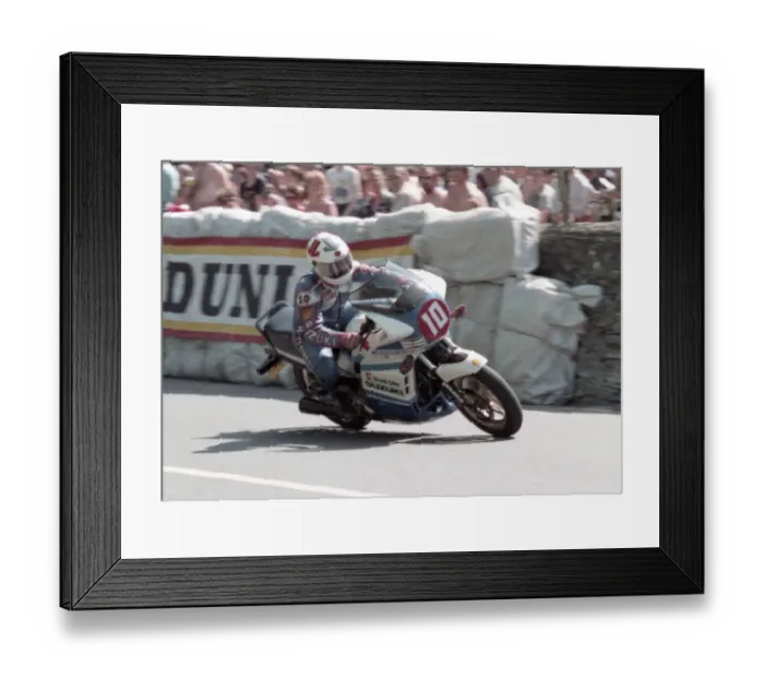Framed Print : Mick Grant (Suzuki) 1984 Production TT Framed Print : Mick Grant (Suzuki) 1984 Production TT