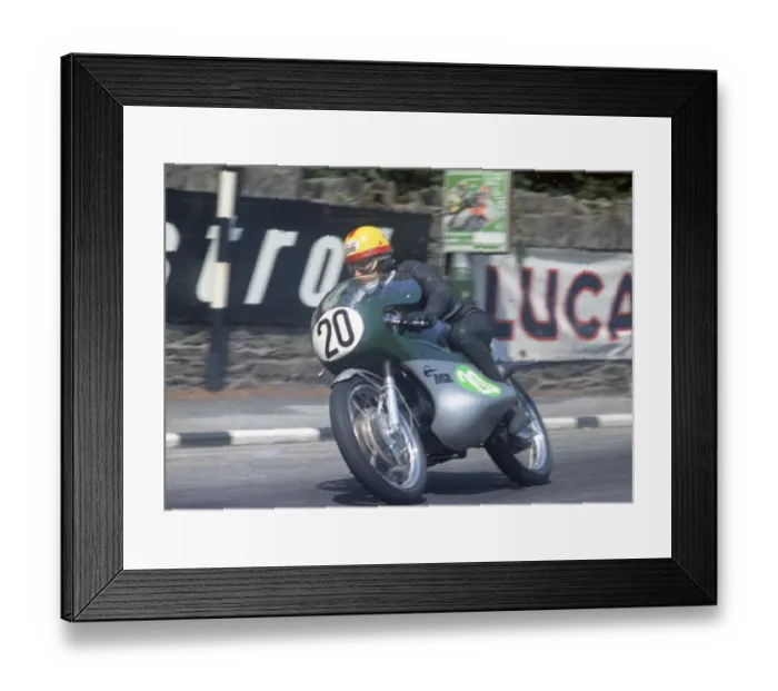 Framed Print : Derek Woodman (MZ) 1969 Lightweight TT Framed Print : Derek Woodman (MZ) 1969 Lightweight TT