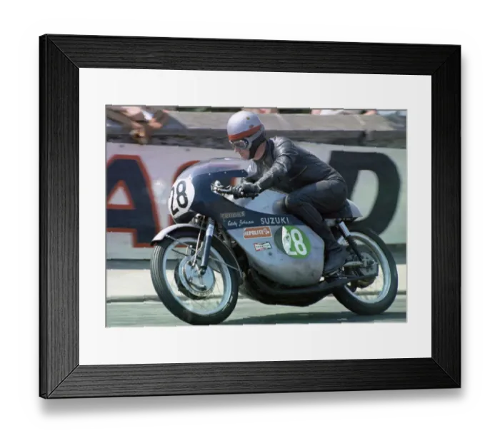 Framed Print : Eddy Johnson (Crooks Suzuki) 1969 Lightweight TT Framed Print : Eddy Johnson (Crooks Suzuki) 1969 Lightweight TT