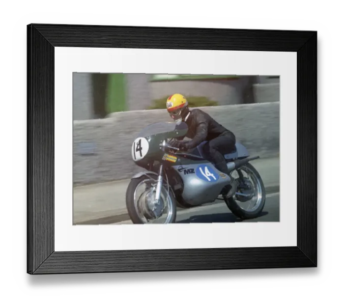 Framed Print : Derek Woodman (MZ) 1969 Junior TT Framed Print : Derek Woodman (MZ) 1969 Junior TT