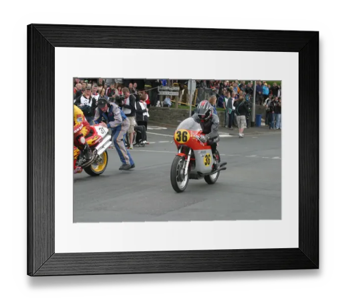 Framed Print : David Connor (MV) 2010 TT Parade Lap Framed Print : David Connor (MV) 2010 TT Parade Lap