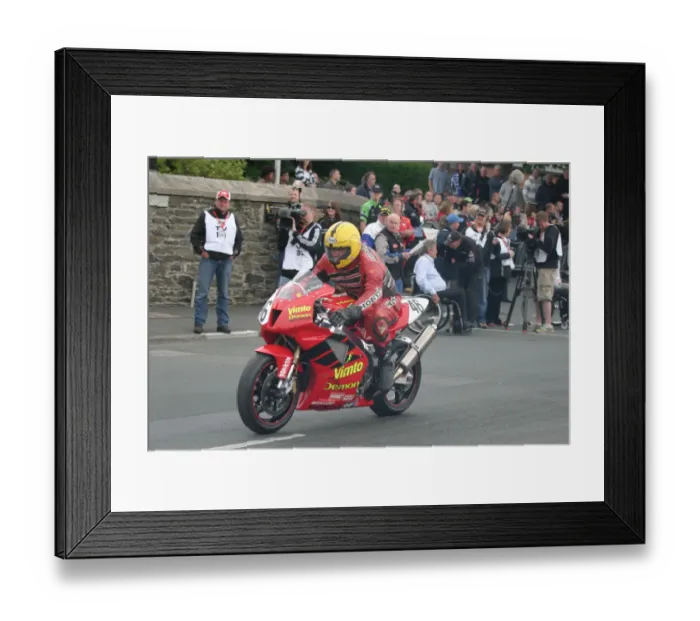 Framed Print : Peter Furey (Honda) 2010 TT Parade Lap Framed Print : Peter Furey (Honda) 2010 TT Parade Lap