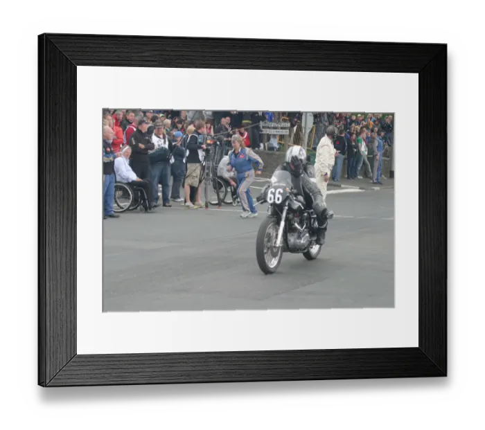 Framed Print : Philip Ridgway (Dresda Triton) 2010 TT Parade Lap Framed Print : Philip Ridgway (Dresda Triton) 2010 TT Parade Lap