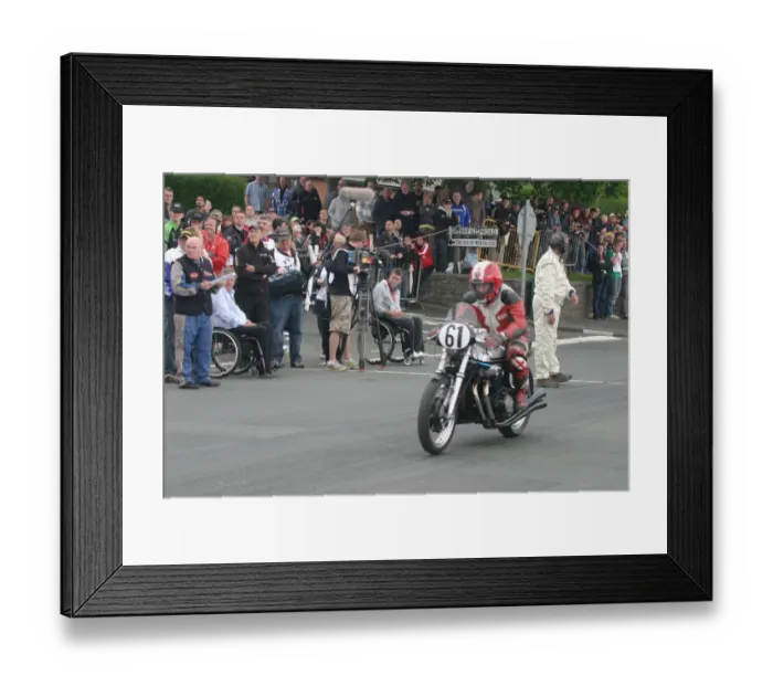 Framed Print : Howard Ostle (Norton Honda) 2010 TT Parade Lap Framed Print : Howard Ostle (Norton Honda) 2010 TT Parade Lap