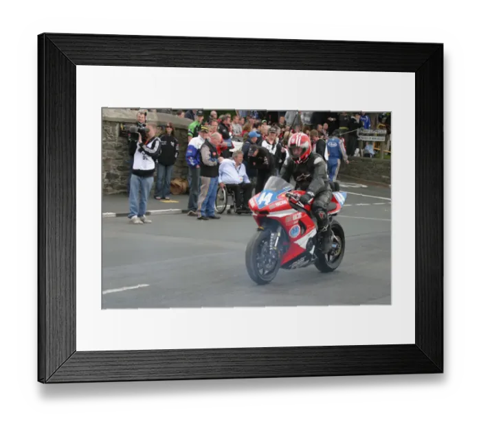 Framed Print : Keith Ferns (Yamaha) 2010 TT Parade Lap Framed Print : Keith Ferns (Yamaha) 2010 TT Parade Lap