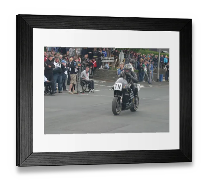 Framed Print : Trevor Nation (Norton) 2010 TT Parade Lap Framed Print : Trevor Nation (Norton) 2010 TT Parade Lap