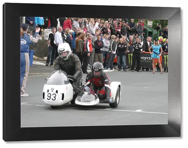 Derek Plummer & Roger Tomlinson (BMW) 2010 TT Parade Lap