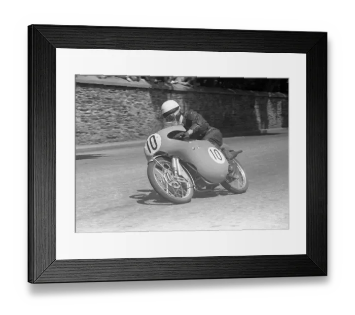 Framed Print : Ernst Degner (MZ) 1959 Ultra Lightweight TT Framed Print : Ernst Degner (MZ) 1959 Ultra Lightweight TT