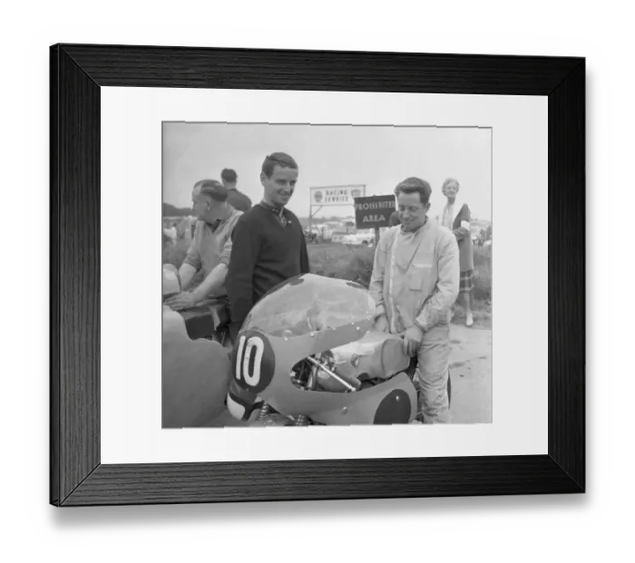 Framed Print : Ernst Degner (MZ) 1961 Ultra Kightweight TT Framed Print : Ernst Degner (MZ) 1961 Ultra Kightweight TT