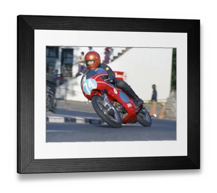 Framed Print : Stuart Morrell (Walker Harley Davidson) 1974 Junior Manx Grand Prix Framed Print : Stuart Morrell (Walker Harley Davidson) 1974 Junior Manx Grand Prix
