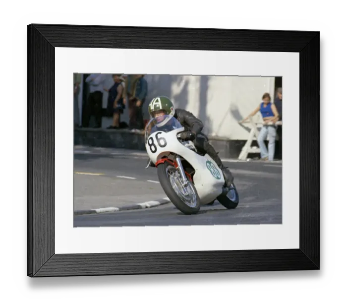 Framed Print : Alan Atkins (Yamaha) 1975 Lightweight Manx Grand Prix Framed Print : Alan Atkins (Yamaha) 1975 Lightweight Manx Grand Prix