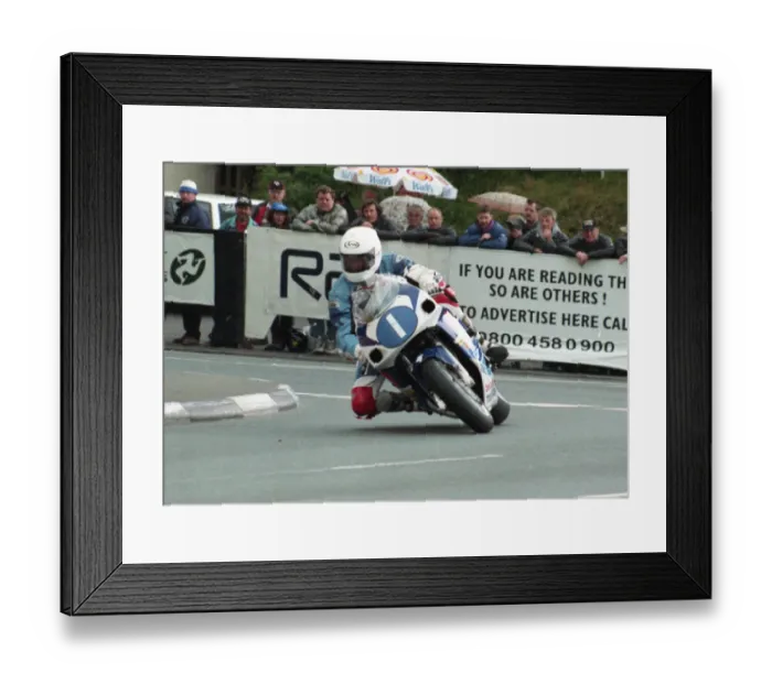 Framed Print : Marc Flynn (Suzuki) 1998 Junior TT Framed Print : Marc Flynn (Suzuki) 1998 Junior TT