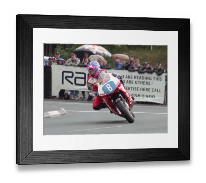 Framed Print : Jim Moodie (Sanyo Honda) 1998 Junior TT Framed Print : Jim Moodie (Sanyo Honda) 1998 Junior TT
