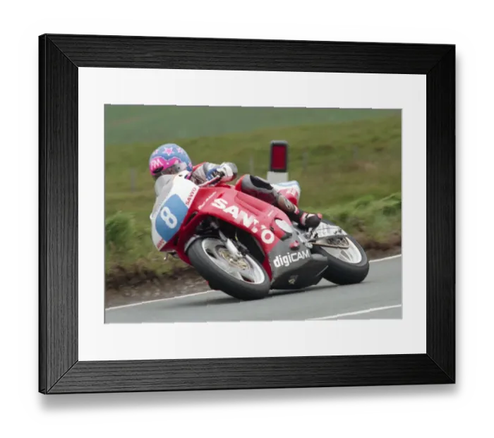 Framed Print : Jim Moodie (Sanyo Honda) 1998 Junior TT Framed Print : Jim Moodie (Sanyo Honda) 1998 Junior TT