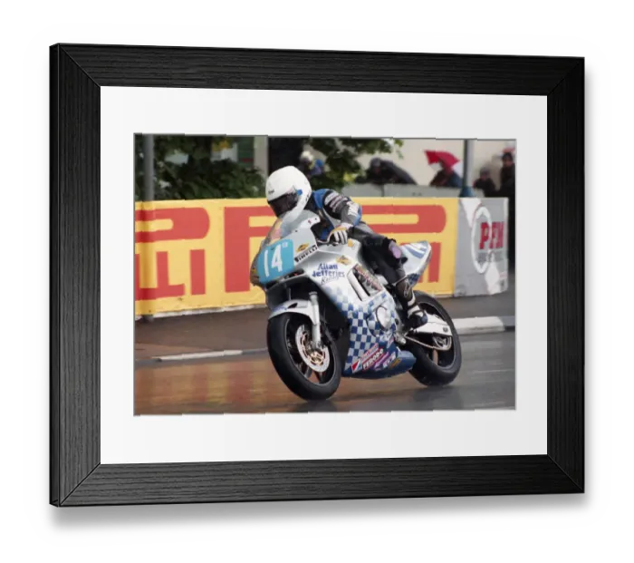 Framed Print : David Jefferies (Honda) 1998 Junior TT Framed Print : David Jefferies (Honda) 1998 Junior TT