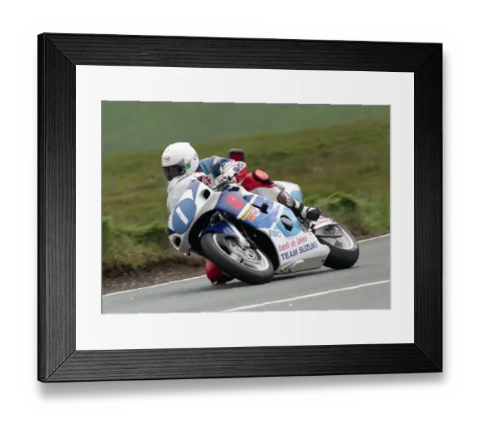 Framed Print : Marc Flynn (Suzuki) 1998 Junior TT Framed Print : Marc Flynn (Suzuki) 1998 Junior TT